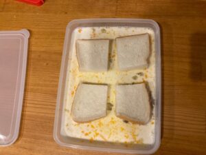 フレンチトーストの作り方２